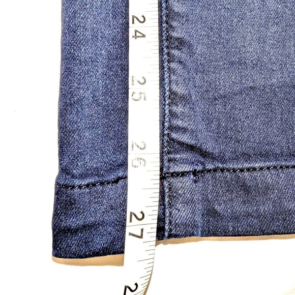 Paige | Carly Wide Leg Drawstring Detail Pants Vintage Navy Seascape | Size 33 - Picture 13 of 13